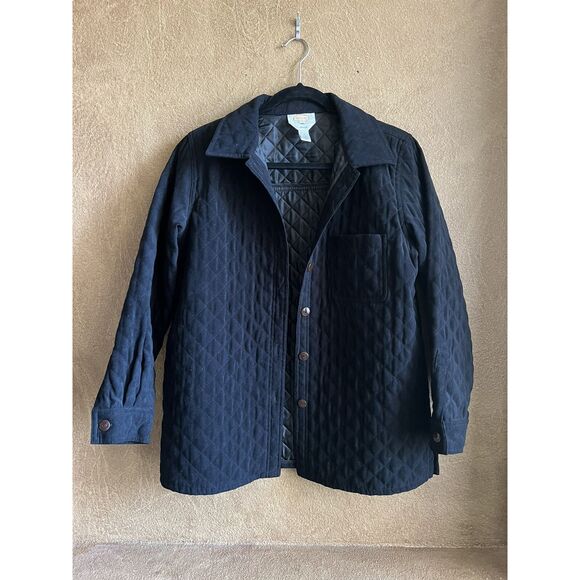 Talbot’s Quilted Button Down Light Weight Coat - Picture 2 of 9